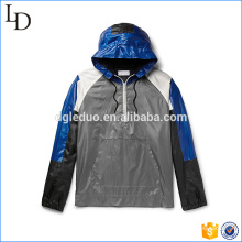 Drawstring hood chaqueta deportiva softshell material exterior corriendo chaqueta